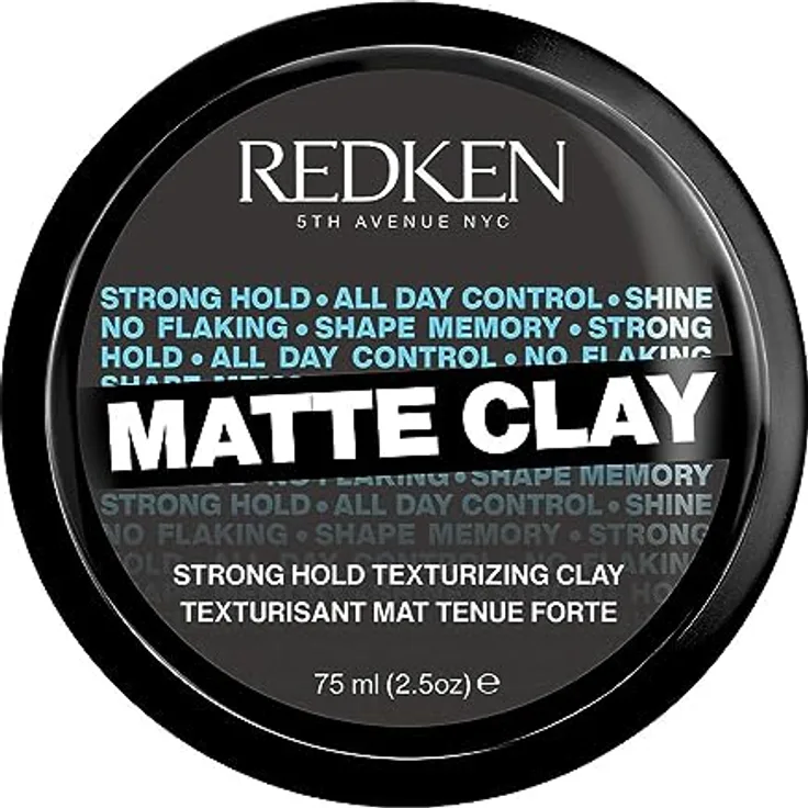 REDKEN Matte Clay | Stylingknete für einen flexiblen Bettenkopfhalt | Für Damen und Herren | Farbsichere Formel mit UV-Filtern | 50ml