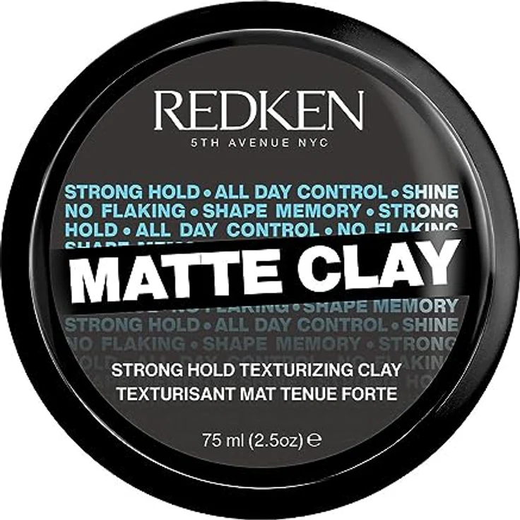 REDKEN Matte Clay | Stylingknete für einen flexiblen Bettenkopfhalt | Für Damen und Herren | Farbsichere Formel mit UV-Filtern | 50ml – Bild 1