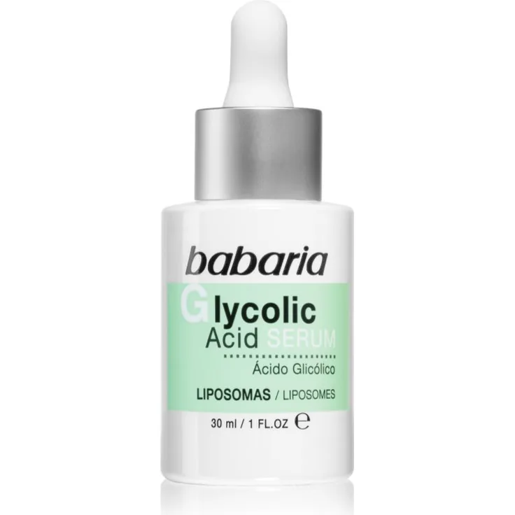 Babaria Glycolic Acid Gesichtsserum für die Nacht, 30 ml, regenerierend und feuchtigkeitsspendend