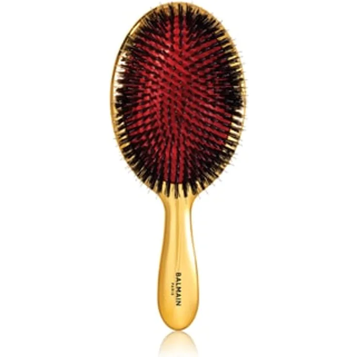 Balmain Hair Couture Golden Boar Hair Spa Brush, handgefertigte Universalbürste mit 14-karätiger Vergoldung und Wildschweinhaarborsten