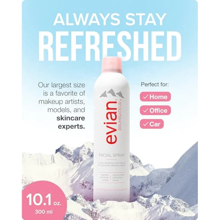 Evian Brumisateur Erfrischendes Gesichtswasser im Spray 300 ml – Bild 3