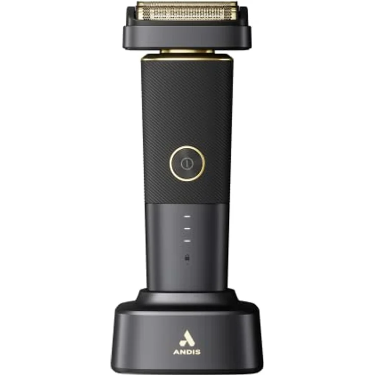 Andis 17305 Elektrischer Rasierer Lithium Titan Folie Innovation Rasur, Profi-Rasierer mit extrem leistungsstarkem Motor, nass- und trockenrasierbar, hypoallergene Folie, 60 Minuten Akkulaufzeit, ergonomisches Design – Bild 2
