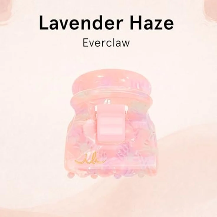 invisibobble Everclaw S Haarklammer, kleine Claw Clip für feines Haar in Lavender Haze – ideal für Half-Up Frisuren, ergonomisches Design – Bild 2