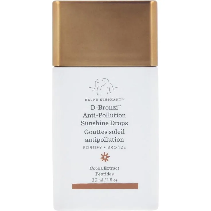 Drunk Elephant D-Bronziâ„¢ Anti-Pollution Sunshine Drops, Gesichtscreme mit 30 ml, bronzierender Effekt