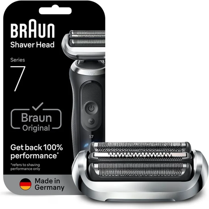 Braun Zubehör Combipack 74S, Scherkopf mit 360° SkinFlex-Kopf und 3 flexiblen Klingen, kompatibel mit Series 7 Generationen 70, 71, 72 – Bild 7