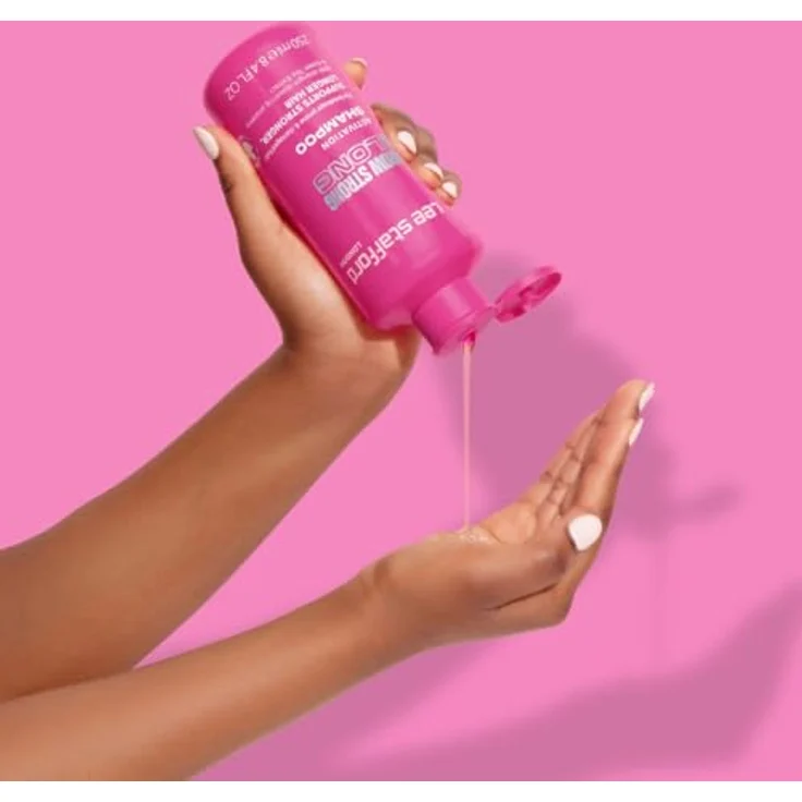 Lee Stafford Grow Strong & Long Haarshampoo, 250 ml, für Haarwachstum und Stärkung der Wurzeln, vegan – Bild 6