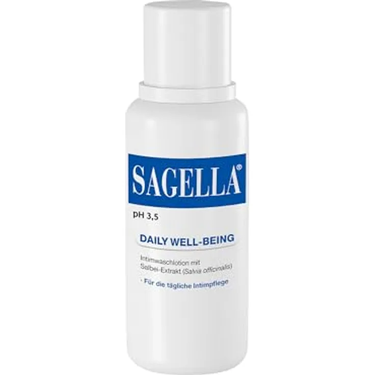 SAGELLA pH 3,5 Waschemulsion 250 ml, Intimwaschlotion für tägliche Pflege und Schutz des Intimbereichs