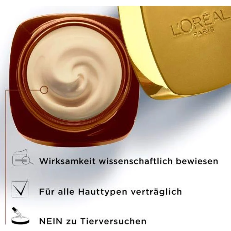 L'Oréal Paris Age Perfect Extra-Reichhaltig Anti Age Nachtpflege, 50ml - mit Manuka Honig und Calcium, zur intensiven Pflege und Milderung von Knitterfalten über Nacht – Bild 3