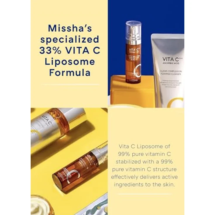 MISSHA Vita C Plus Spotkorrekturkonzentrat Ampulle 50 g / 0,52 fl.oz. Brightening Serum mit 10% reiner Vitamin C - MISSHA – Bild 4