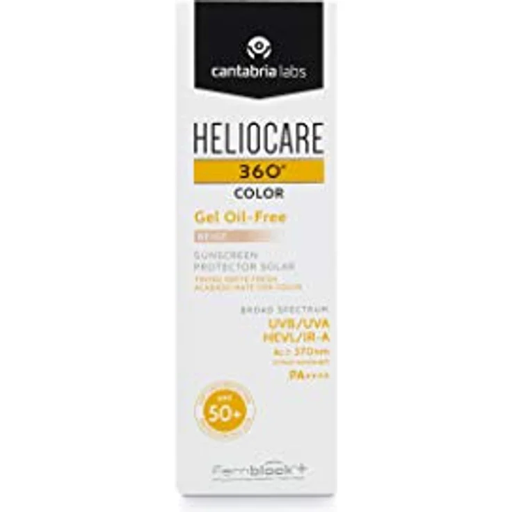 Heliocare 360° SPF50 Getöntes schützendes Gesichtsgel Beige 50 ml – Bild 2