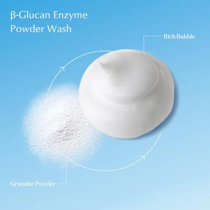 Petitfee Beta-Glucan Enzyme Powder Wash, enzymatisches Reinigungspulver mit antioxidativer Wirkung, 80 g – Bild 3