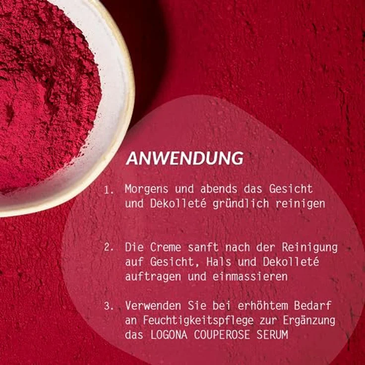 Logona Couperose Feuchtigkeits-Serum 30 ml, mit pflegender Wirkung – Bild 5