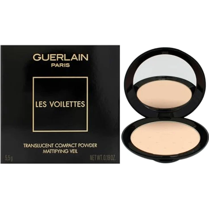 Guerlain Les Voilettes Kompaktpuder, transparent & federleicht, 5,5 g, Medium – Bild 1