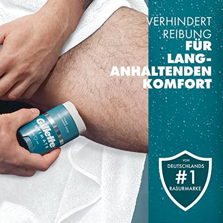 Gillette Intimate Anti-Scheuer Stick, 2er Pack (2x 48g), sanfte Formel für empfindliche Haut, schützt vor Reibung und Hautirritationen – Bild 2