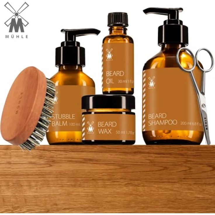 Mühle Stubble Balm Bart-Balsam für Herren, 100 ml, feuchtigkeitsspendend, formend, angenehmer Duft – Bild 4
