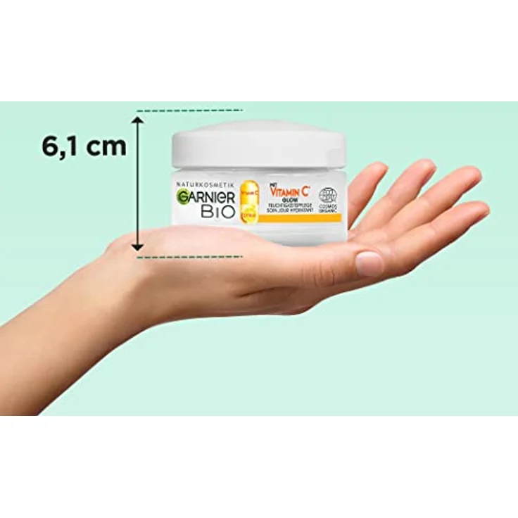GARNIER BIO Vitamin C GLOW Feuchtigkeitspflege Gesichtscreme 50 ml – Bild 6