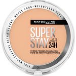 Maybelline Super Stay 24H Hybrid Powder-Foundation, Puder mit Airbrush Effekt, ölfrei, Nr. 21, 9 g