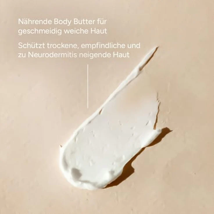 JUNGLÜCK Ceramide Body Butter, duftneutral, vegan, mit 5 Ceramiden und BIO Mangobutter für trockene, empfindliche Haut – Bild 3