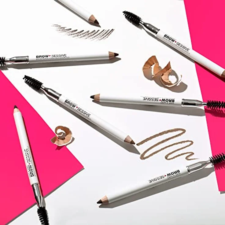 wet n wild Brow-Sessive Brow Pencil, Augenbrauenstift mit präziser Anwendung und Spoolie-Bürste, 1 g, Dark Eyebrown – Bild 7