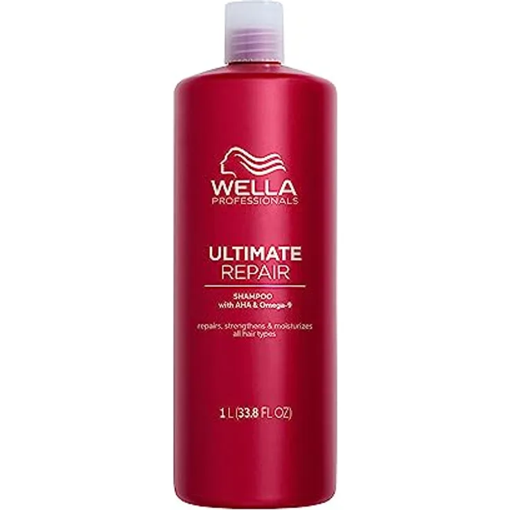 Wella Professionals Ultimate Repair Shampoo zur Tiefenreinigung – sulfatfreies Shampoo mit Metal-Purifier-Technologie gegen Schadstoffe – Feuchtigkeitsshampoo mit luxuriösem Duft – 1 L