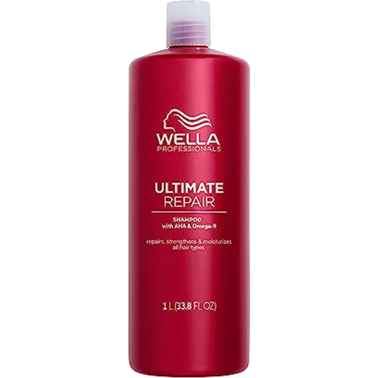 Wella Professionals Ultimate Repair Shampoo zur Tiefenreinigung – sulfatfreies Shampoo mit Metal-Purifier-Technologie gegen Schadstoffe – Feuchtigkeitsshampoo mit luxuriösem Duft – 1 L – Bild 1