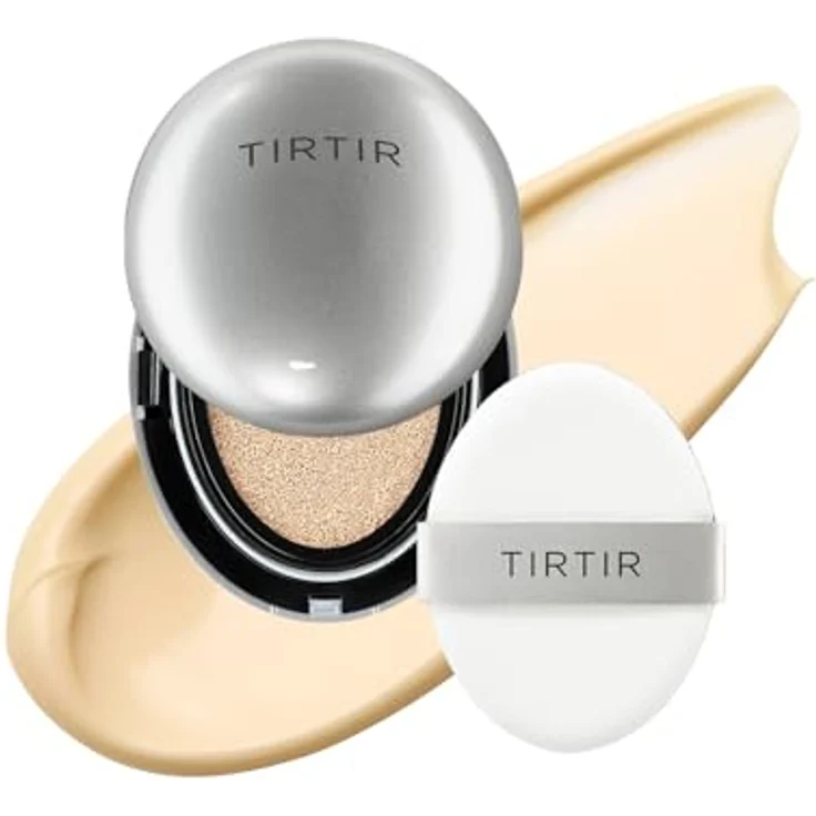 TIRTIR Mask Fit Aura Cushion Mini, feuchtigkeitsspendendes Make-up zur Verjüngung der Gesichtshaut, Farbton 17W French Vanilla, 4.5 g – Bild 1