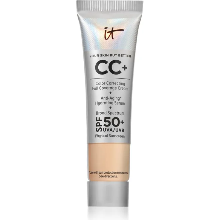 IT Cosmetics Your Skin But Better CC+ CC Cream SPF 50+, getönte Tagescreme für Damen, Farbton Light Medium, 12 ml