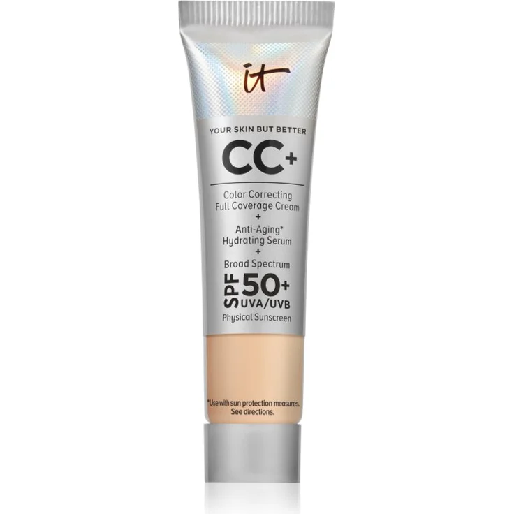 IT Cosmetics Your Skin But Better CC+ CC Cream SPF 50+, getönte Tagescreme für Damen, Farbton Light Medium, 12 ml