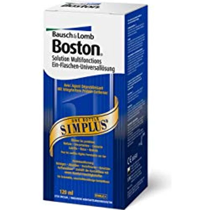 Bausch & Lomb BOSTON Simplus Flüssig, 120 ml Kontaktlinsen-Pflegemittel – Bild 3