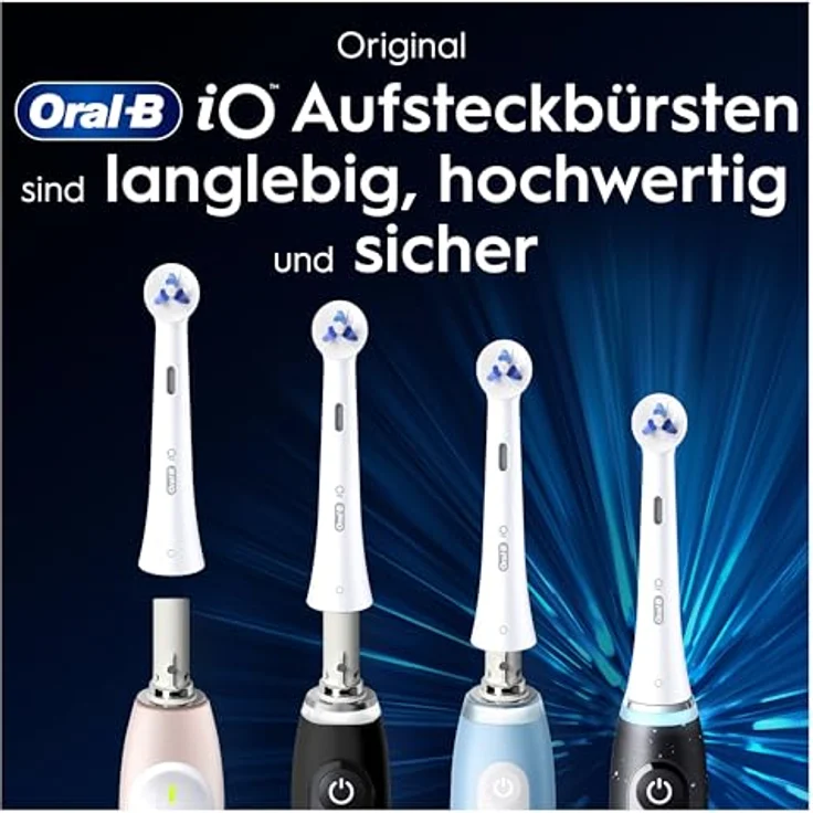 Oral-B Aufsteckbürsten - iO Interdental Reinigung 2er, Spezialisierte Reinigung, elektrische Zahnbürste – Bild 8