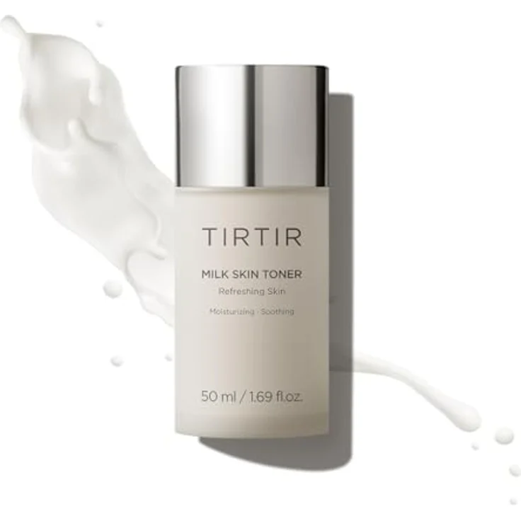 TIRTIR Milk Skin Toner Hauttonikum, 50 ml – Gesichtstonikum für hydratisierte und strahlende Haut, mit Hyaluronsäure und Provitamin B5 – Bild 1