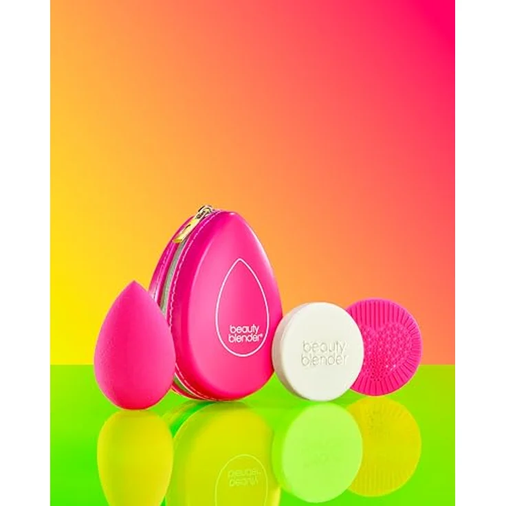 beautyblender Geschenkset, Make-up Schwämme für Damen mit ikonischem Schwamm und Pflegeprodukten, stilvolle Verpackung – Bild 10