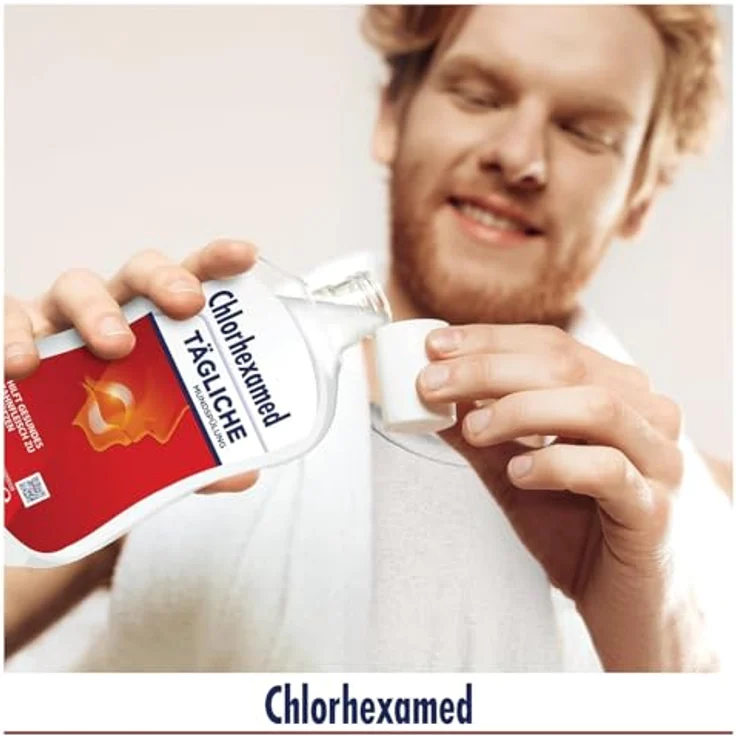 HALEON CHLORHEXAMED tägliche Mundspülung 0,06% – 500 ml, alkoholfreie Formulierung für langfristige Mundhygiene und Kariesschutz – Bild 5