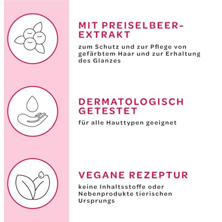 by Amazon Intensiver Farbconditioner für gefärbtes Haar, 2 x 300 ml mit Cranberry-Extrakt, vegan und silikonfrei – Bild 4