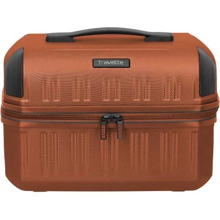 Travelite Dynamiic Beautycase 38 cm, gelb, aus 100% ABS, kompakt und leicht