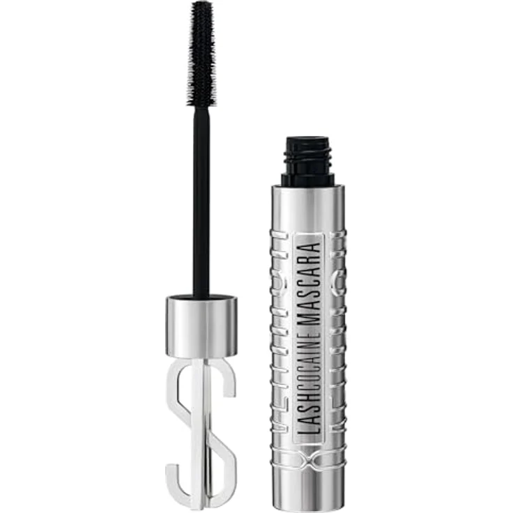 Svenja Walberg LASHCOCAINE OVERRICH MASCARA – 3LOOKS Technology, Wimperntusche mit natürlichem Wimpernwachstum, wischfest, vegan, TRENDING BLACK, Made in Germany – Bild 1