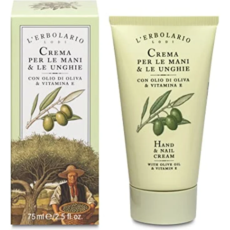 L'Erbolario Hand- und Nagelcreme, vegane Naturkosmetik ohne Parabene, 75 ml – Bild 1