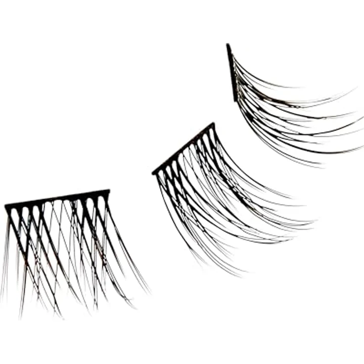 KISS Falscara Wisp Wimpernbüschel Shorty 24 St. - Künstliche Wimpern für Damen, intensiver Blick mit synthetischen Fasern – Bild 7