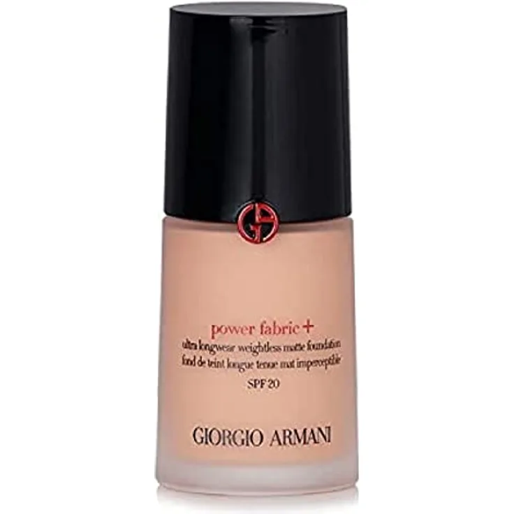 Giorgio Armani Power Fabric Longwear High Coverage Foundation, 5.25, SPF 25, leichtes mattes Finish, 30 ml
