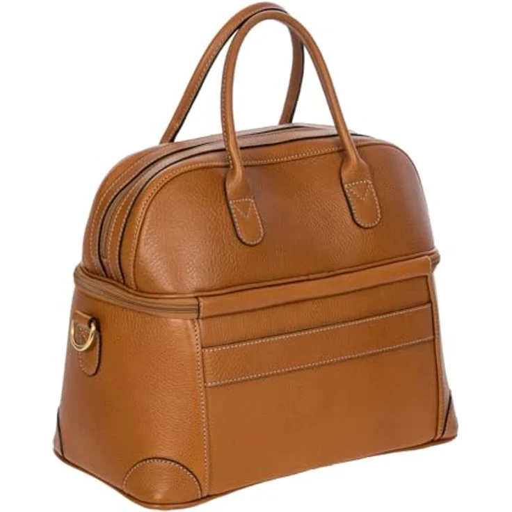 Brics Life Pelle Beautycase 35 cm, Braun, (17 l) - Hochwertiges Leder, elegantes Design, hergestellt in Italien – Bild 4