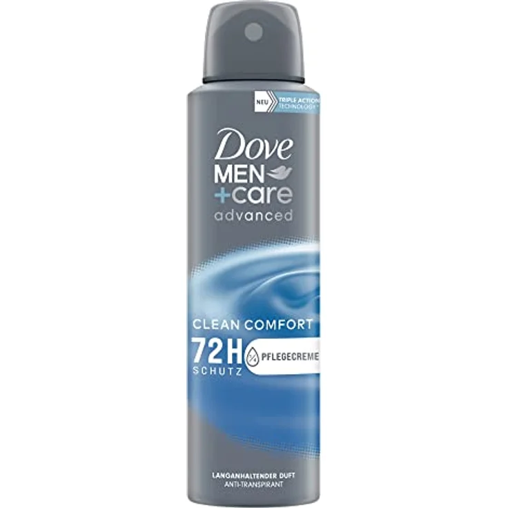 Dove Men+Care advanced Anti-Transpirant Clean Comfort, 72h Schutz, 150 ml – Bild 1