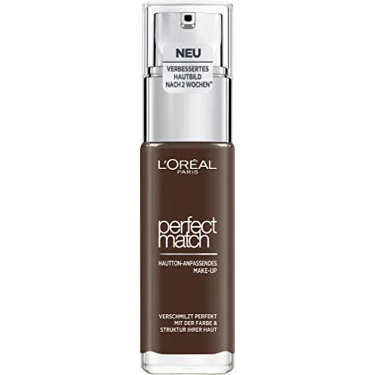 L'Oréal Paris Perfect Match in 12N Ebony, flüssiges Make-up natürlichen Teint, 30 ml – Bild 1