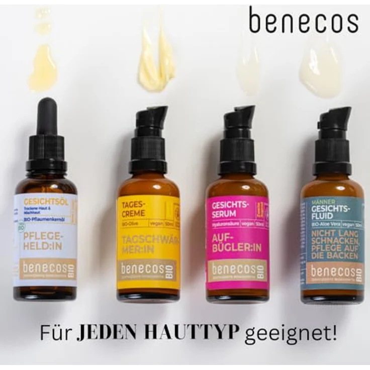 Benecos Gesichtspflege Gesichtscreme Mandel, 50 ml, für die tägliche Anwendung mit 100% natürlichen Inhaltsstoffen – Bild 4