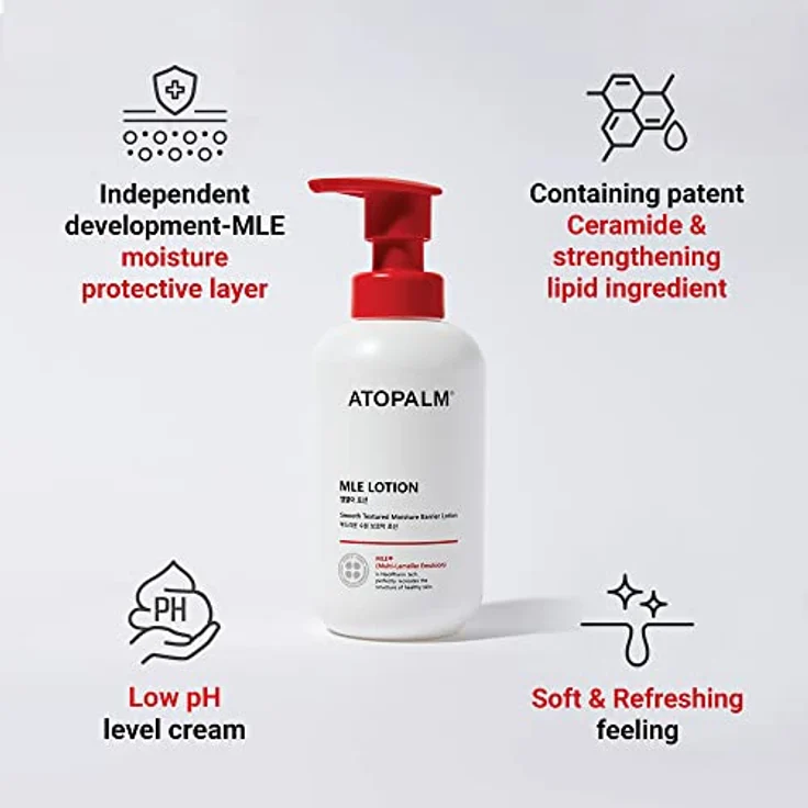 ATOPALM MLE Bodymilch, feuchtigkeitsspendend und nährend für empfindliche Haut, 200 ml – Bild 3