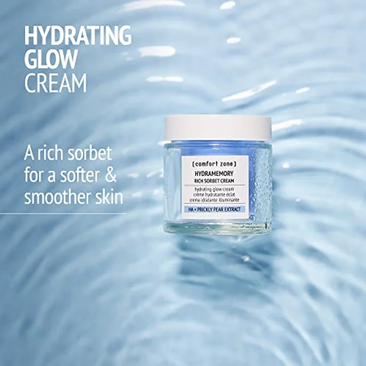 Comfort Zone Hydramemory Rich Sorbet Cream, 24h Gesichtscreme mit intensiver Feuchtigkeitsversorgung, 50 ml – Bild 2