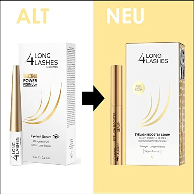 Oceanic Long4Lashes FX5 Eyelash Set - 2x Wimpernserum 3 ml 2 x Wimpernserum 3 ml – Bild 3
