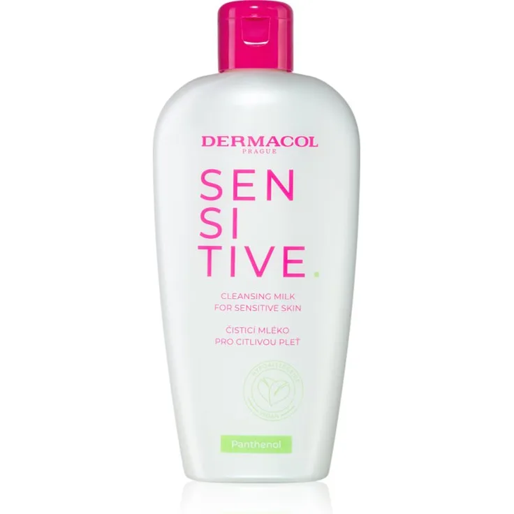Dermacol Sensitive Reinigungsmilch, Gesichtsreinigung für empfindliche Haut, 200 ml, feuchtigkeitsspendend und beruhigend