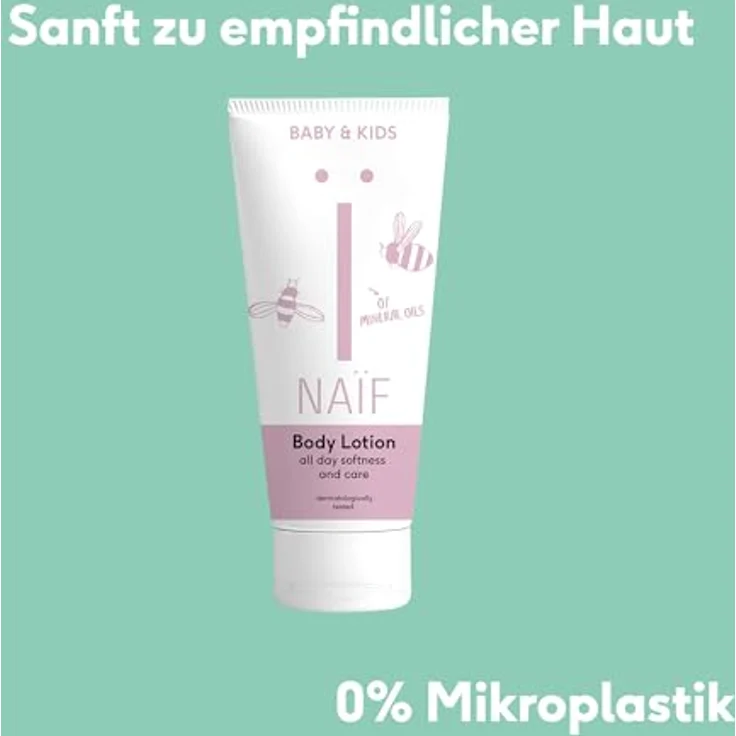 Naïf Baby & Kids Softening Bodylotion 200 ml  – Bild 5