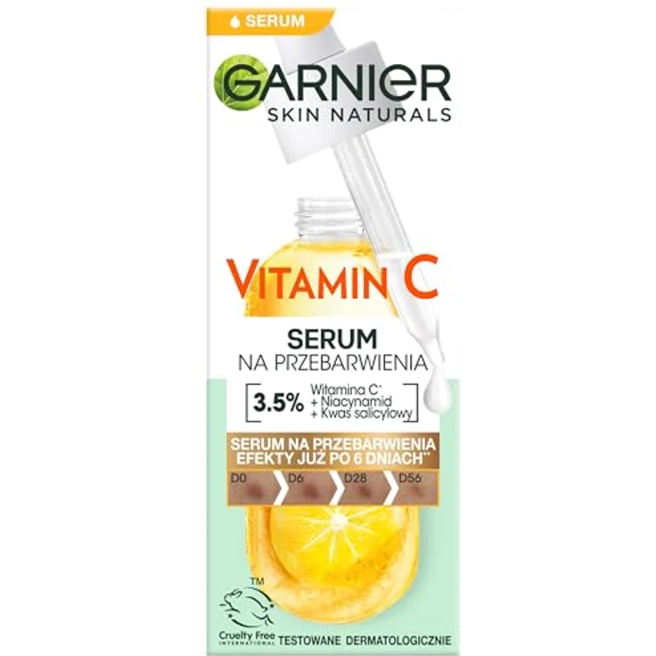 Garnier Vitamin C Serum, Aufhellendes Gesichtsserum mit Niacinamid und Salicylsäure, 30 ml – Bild 3