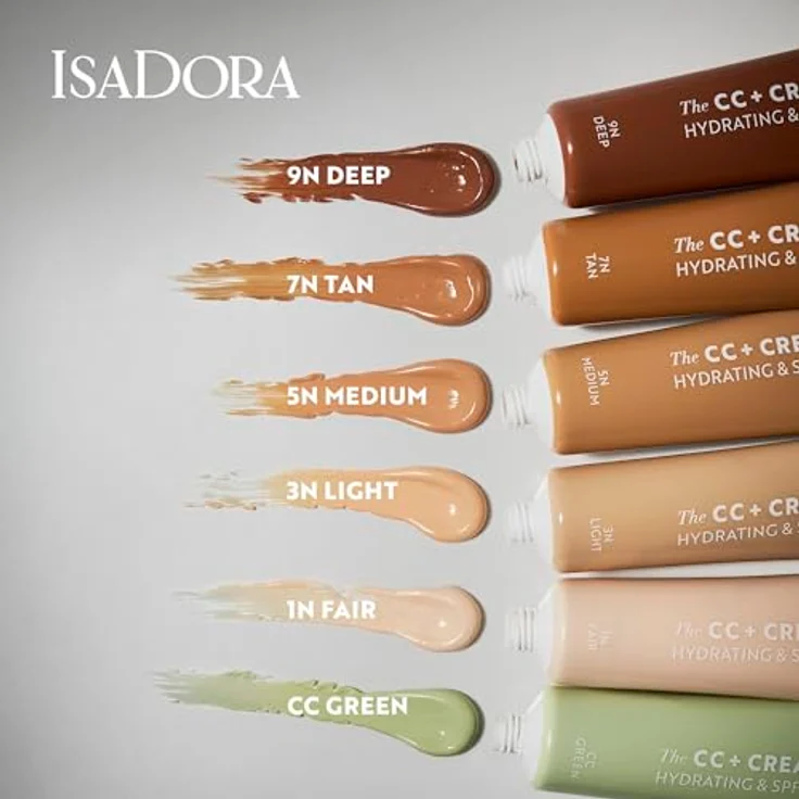 IsaDora CC + Cream, feuchtigkeitsspendende CC Cream mit SPF 30, Farbton 9N Deep, 30 ml – Bild 2